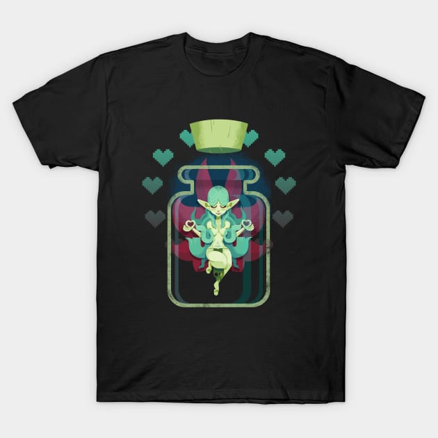 Bottled Fairy T-Shirt by glenbrogan